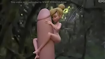 Tinker Bell Zažíva Intenzívne Stretnutie S Veľkým Penisom V 3d Hentai.