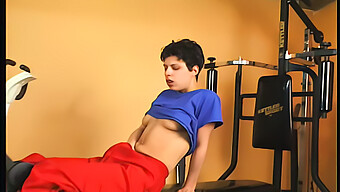 European Teen Arouses Herself And Pleasures Herself At The Gym