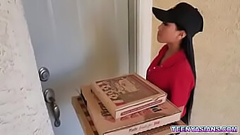 Delivery Girl Makes The Delivery Of Pleasure