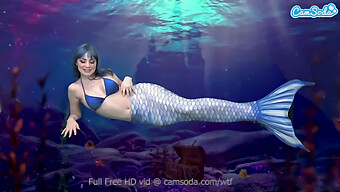 Mermaid Cam: सोलो प्ले जब तक उत्तेजना चरमोत्कर्ष तक नहीं पहुंच जाती