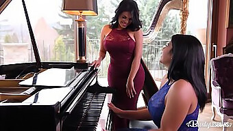 Two Voluptuous Latinas, Kesha And Sheila Ortega, Indulge In Mutual Pleasure With A Sex Toy