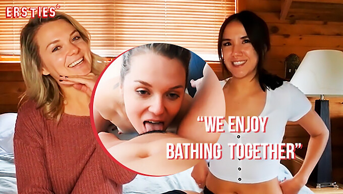 Canadian Lesbians Indulge In Steamy Shower Play In Hd