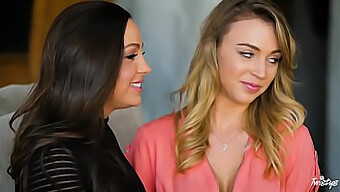 Cali Sparks Slutter Sig Til Abigail Mac Og Zoey Taylor Til En Lesbisk Fornøjelsesfest