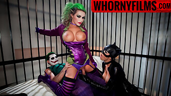 Joker And Catwoman Engage In Steamy Threesome With Pornstars - Whorny Films