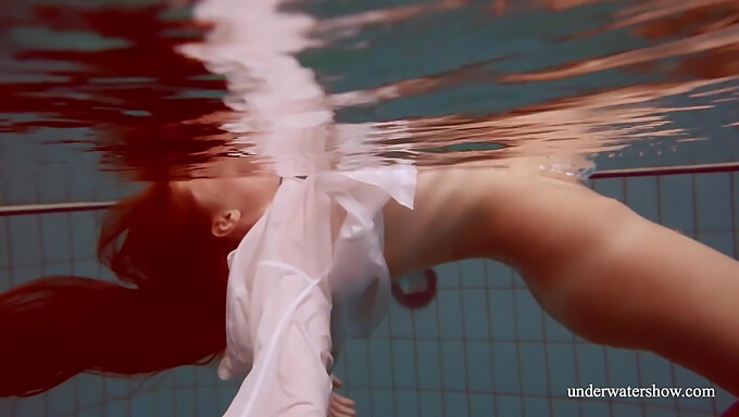 Swimming Naked: Lola A. In The Underwater