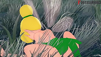 Tinker Bell Ägnar Sig Åt Sexuell Aktivitet Medan En Annan Fe Observerar | Peter Pan | Kort (Med En Röd Scen)