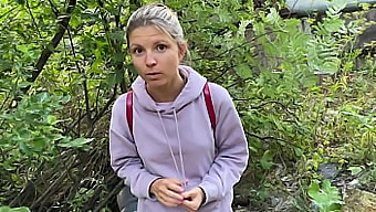 Gina Gerson, A Young And Skinny Teen, Is Caught And Forced To Engage In Illegal Outdoor Urination, Leading To A Passionate Encounter (Part 1)