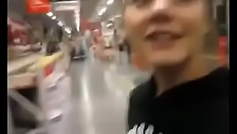 Amateur Teen Gets A Face Full Of Cum In Public Store