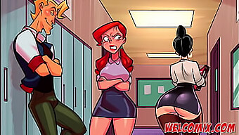 Sultry Educator In Animated Porn Comics Getting Wild!