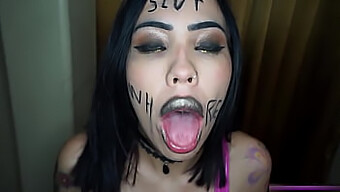 Cum Drenched Face Fucking Of Jasmine Dark