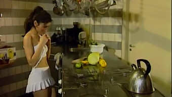 Sibel Experiences Intense Anal Play In A Retro Kitchen Setting